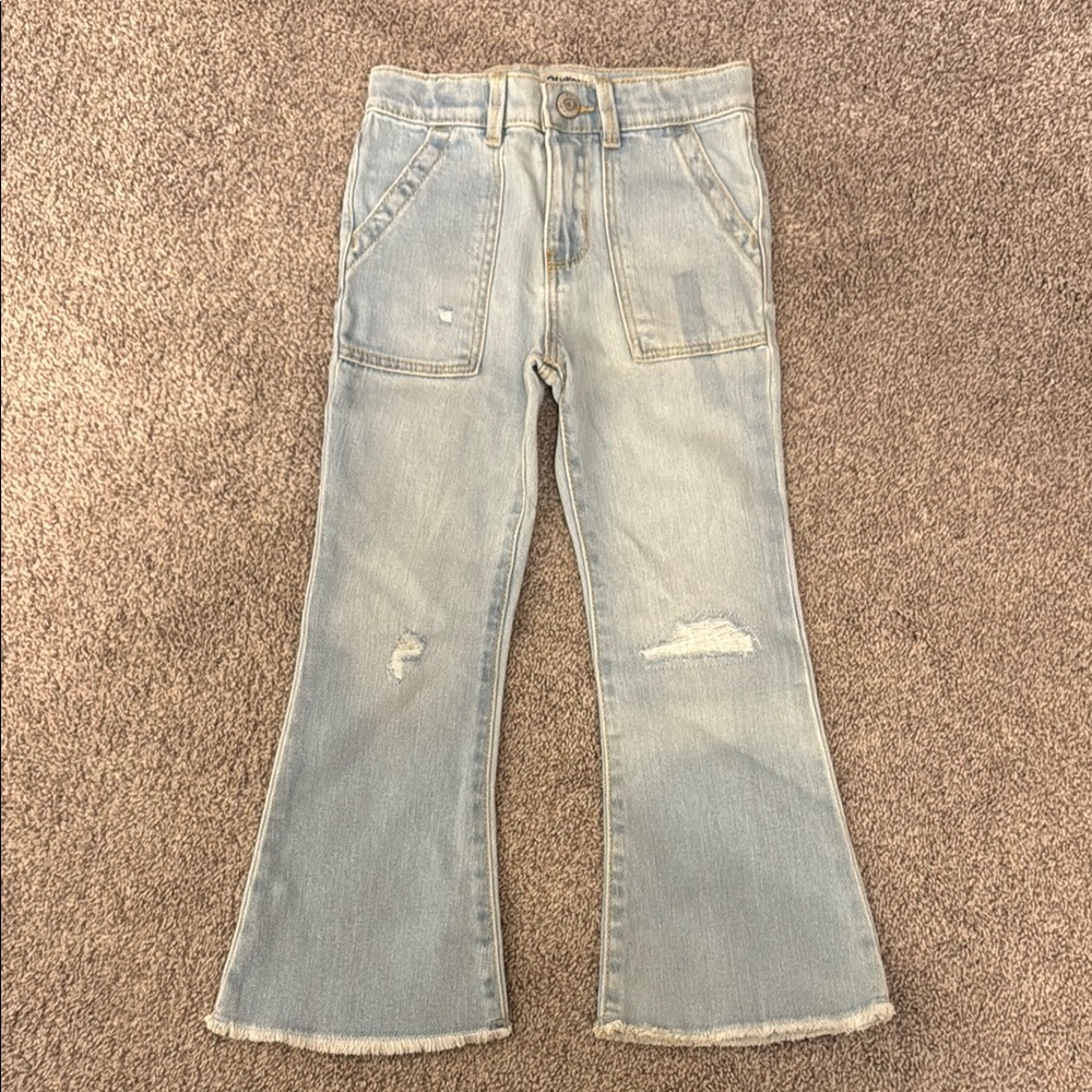 OshKosh B'gosh Blue Flare Wide Leg Jeans with Vintage Appeal